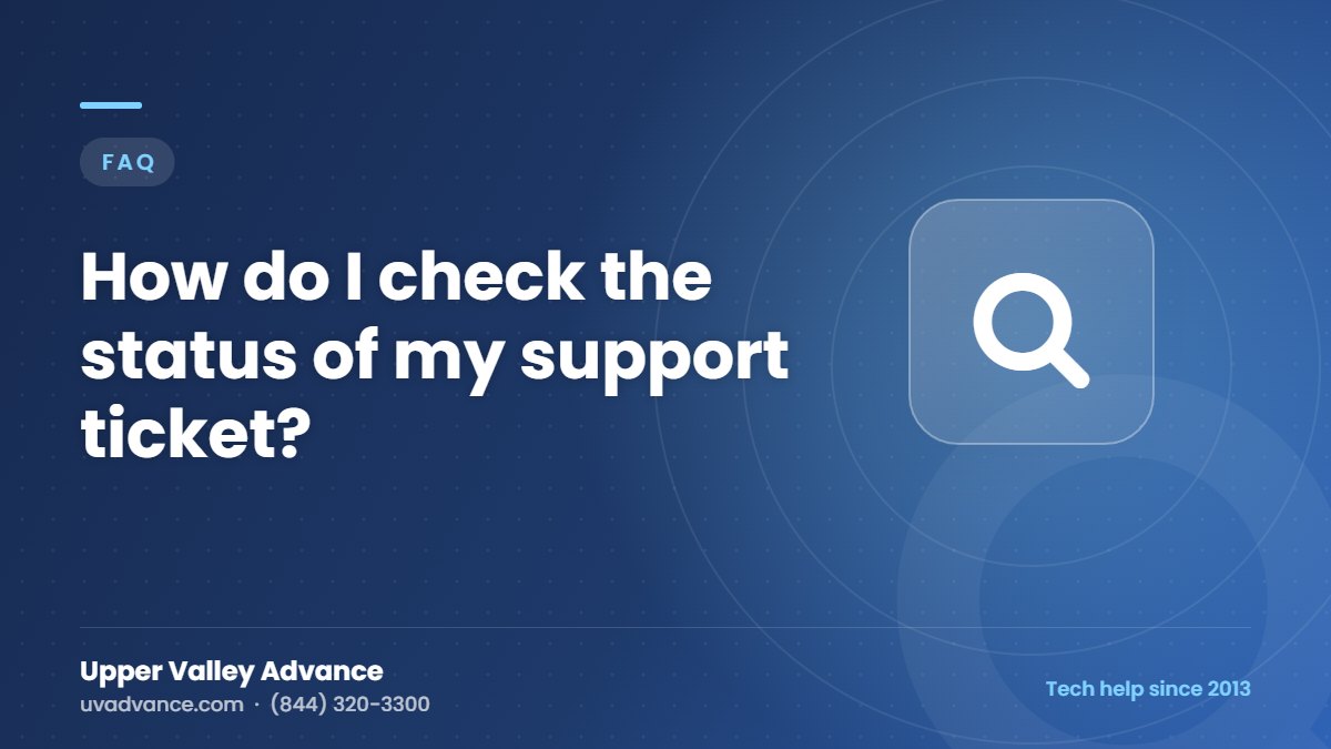 How do I check the status of my support ticket? How do I check the status of my support ticket?