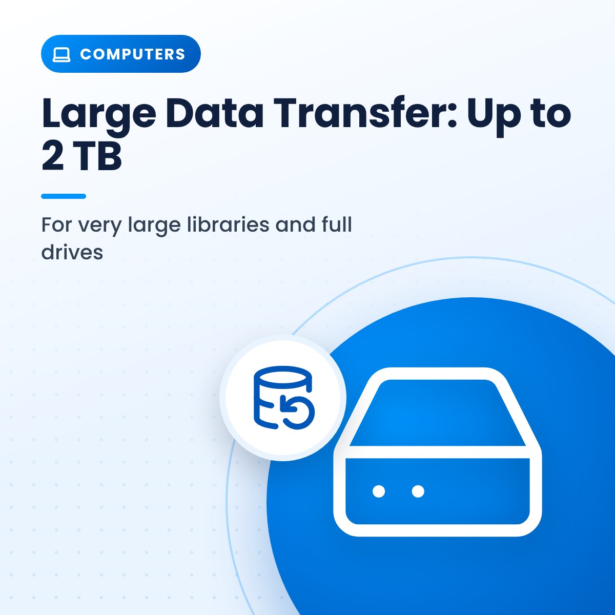 Large Data Transfer (1 TB to 2 TB) Large Data Transfer (1 TB to 2 TB) | Upper Valley Advance